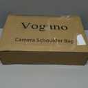 Camera Sling Bag for Photographers - Waterproof Single-Shoulder Camera Case with Adjustable Dividers, Rain Cover & Side Tripod Pocket (2.0 Black)