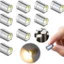 Mini LED Lights, 10 PCS Small Spotlight Battery Operated Tiny SMD Lamp for DIY Craft & Creative Decor. Perfect for Miniatures, Displays, and Custom Projects(Warm White)