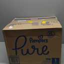 Pampers Pure Baby Diapers, Size 1 (8-14 lbs), 198, Up to 100% Leakproof, Premium Hypoallergenic Soft Diapers