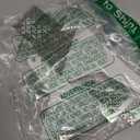 3 Pcs Stainless Steel Diamond Painting Rulers with 216 699 1020 Blank Grids 5D Mesh Round Dot Drill Alignment Art Tools for Diamond Pasted Drawing Full Partial Drill Tools Accessories