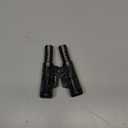 LcFun Torch Lighter 2 Pack Windproof Adjustable Single Jet Flame Butane Lighter Refillable Gas Lighter for Candle Camping Grill BBQ Fireplace (Butane Not Included) (Double Black)