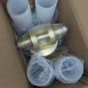 Wall Sconces Set of Two, Brushed Gold Bathroom Sconces Wall Lighting with Milky White Glass, Modern Sconces Wall Decor Set of 2 Bathroom Light Fixtures for Mirror Living Room Hallway Bedroom