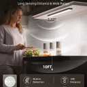EZVALO 13inch Under Cabinet Lighting, 3200mAh Rechargeable Wireless Motion Sensor Lights, 96 LEDs, 3 Color Temps, Dimmable, Timer, Magnetic, with Remote for Kitchen (3 Pack)