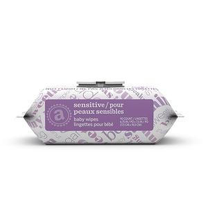 Amazon Elements Baby Wipes, Sensitive, 810 Count, Flip-Top Packs, One Pack