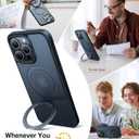 TORRAS Magnetic UPRO Ostand Designed for iPhone 12 Case iPhone 12 Pro Case, Compatible with Magsafe, iPhone 12 Phone Case with Stand, MIL Grade Shockproof Back Slim Protective 12 Pro Phone Case, Black