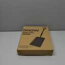 Snow Shovel for Car and Driveway, 42.5 Inch Foldable Lightweight Aluminum Alloy Ice Scraper, Heavy Duty Ergonomic Handle for Emergency Snow Removal, Garden, Black