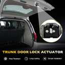 Rear Tailgate Lock Actuator Compatible with Dodge Town & Country, Grand Caravan, Journey, Commander, Ram C/V Trunk Liftgate Latch Actuator Replaces#4589243AA 4589243AG
