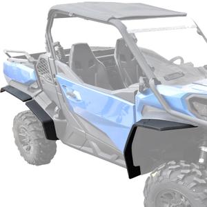 Full Coverage Fender Flares or Can Am Commander 700 1000R MAX 2021-2025 Accessories, XXL Front & Rear Widened Fenders Extended Mud Flaps Guards Replace #715006814