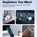 ArtsEvo Strong Magnetic for iPhone 15 Pro Max Case, Compatible with MagSafe, 360 Military-Grade Protection, Slim Translucent Matte Phone Case, Blue