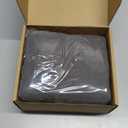 FUTEI Dark Grey Chenille Throw Pillow Covers 18x18 Inch Set of 2,Edges Double-Stitched Cushion Cases,Modern Home Decor for Couch Living Room