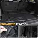 Cargo Mat for 2022-2025 2026 Jeep Grand Cherokee Accessories, Full Coverage All Weather Trunk Cargo Liner with Backrest Protectors (Include 4xe Not for L or WK)