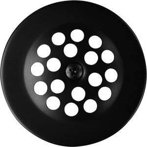 Westbrass Gerber Style Bee-HiveTub Strainer Grid with Screw, Matte Black, D327-62