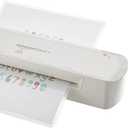 Amazon Basics 9 Inch Thermal Laminator Machine for Documents and Photos, Easy to Use for Home Office or School, White