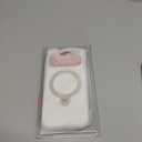 TORRAS Q3 Silicone 360 Spin for iPhone 17 Pro Case with Stand, Fit for MagSafe, Magnetic Ring Kickstand with Camera Control, Liquid Silicone Rubber Soft Phone Case for iPhone 17 Pro 6.3'', Light Ivory