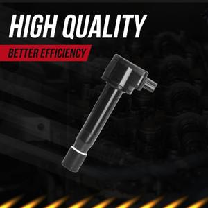 Hikaru Parts Ignition Coil Pack UF603 & NGK Iridium IX Spark Plug Set of 5 Replacement For Honda Odyssey Accord Crosstour Pilot Acura TL RL TSX 3.5 V6 2010 2011 2012 2013 2014 2015 2016 2017 2018 2019
