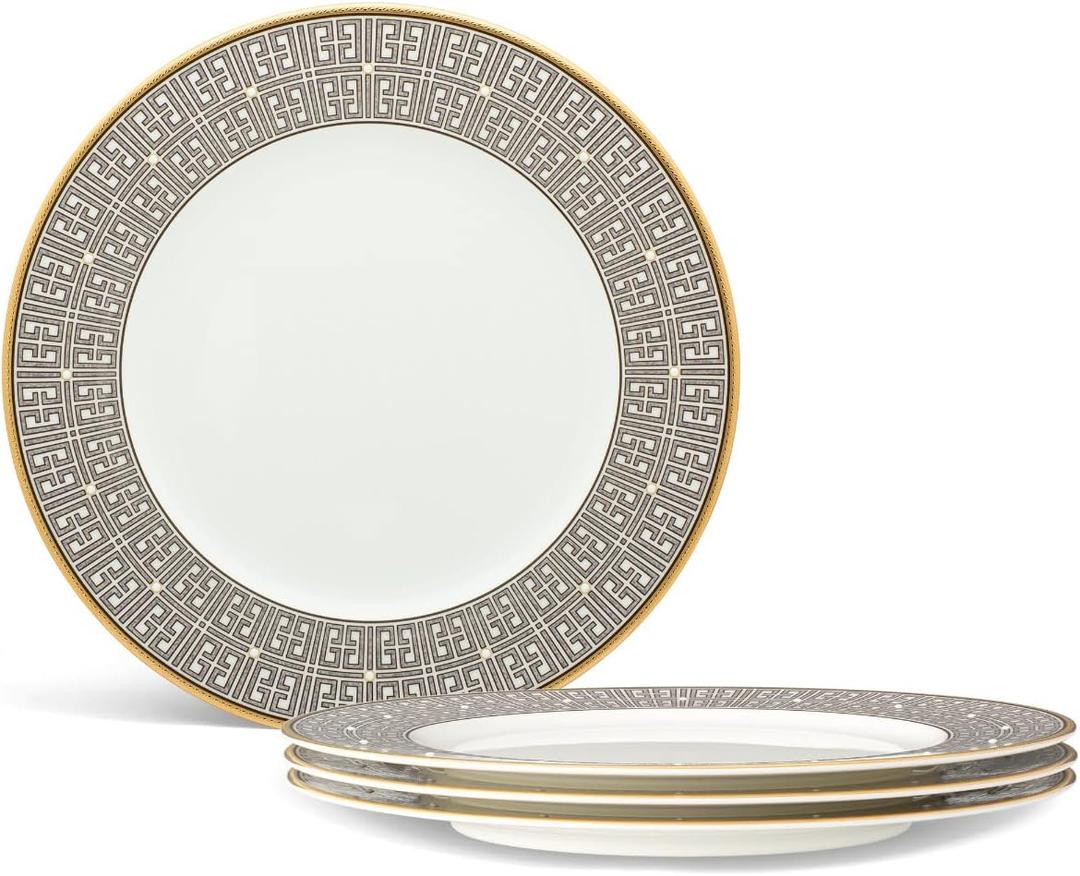 Noritake Infinity Bronze Set of 4 Dinner Plates, 11"