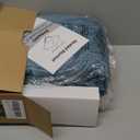 Electric Heated Blanket Queen Size 84"x90" - Dual-Sided with Microplush & Sherpa Fabric, 4 Heat Settings & 10 Hours Auto Off, Dual Controller, Machine Washable - Teal