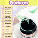 FUNSHOWCASE UV Dip Resin for Wire Flower, DIY Wire Art Low Odor Handmade Set, Transparent UV Dip Resin-100ml, 4mm(0.15inches) Copper Wire roll 7m(22.9fts), Winding Rod Size 5mm-9mm(0.19-0.35inches)