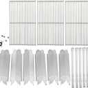 Replacement Parts for Nexgrill 720-0896B 720-0896E 720-0896X 720-0896C Deluxe 6-Burner Gas Grills, Cooking Grate, Grill Heat Shield Tent and Burner for Nexgrill Replacement Parts 6 Burner