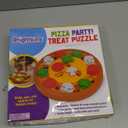 Brightkins Pizza Party! Treat Puzzle - Interactive Dog Toys, Dog Puzzle Toy and Slow Feeder, Enrichment Feeder for Dogs and Cats, Puppy Toys to Keep Them Busy, Cat Enrichment Puzzles ((Pack of 1))