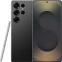 Samsung Galaxy S25 Ultra, 256GB Smartphone, Unlocked Android, AI Night Mode Camera, Snapdragon 8 Elite Fast Processor, 5000mAh Battery, Built-in S Pen, 2025, Titanium Black