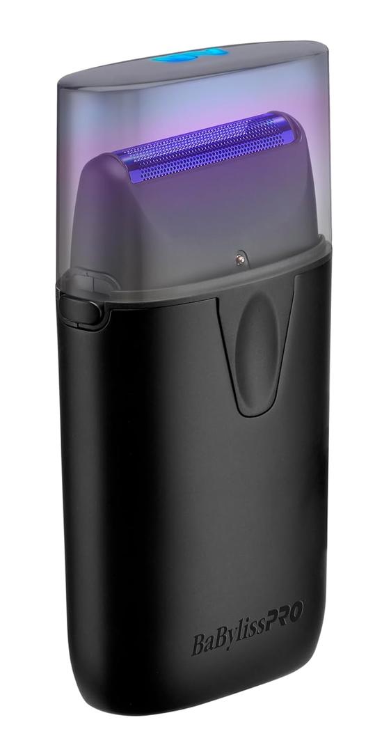 BaBylissPRO UVFOIL UV-Disinfecting Metal Single-Foil Shavers (Black)