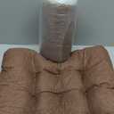 2Pcs Floor Pillows for Adults, 22x22 Inch Meditation Cushions, Large Square Sitting Cushion Living Room Memory Foam Pillow for Sitting (2, Brown, 22x22x6 Inch)