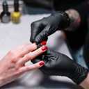 Disposable Nitrile Exam Gloves, Black Nitrile Gloves Disposable Latex Free for Medical, Cooking & Esthetician