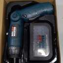 NEU MASTER Cordless Screwdriver, 4V Electric Screwdriver Rechargeable Power Screwdriver With Pivoting Handle, Front And Rear LED light, 32pcs Bits, 6+1 Torque Setting, 2000 mAh Battery Screwdriver