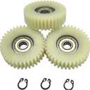 Rqhddpeij E Bike Motor Gear 47.5x13.5mm Planetary Gear 36 Teeth Gears with 8mm Bearings Wheel Hubs Electric Bike Nylon Gear Compatible with Bafang Motor E-Bike Parts