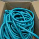 Garden-Hose 150ft x 5/8 in Heavy Duty, Lightweight and Flexible Water Hose, Burst 600 psi, Kink-less Hybrid Rubber Hose for Backyard, 3/4'' Solid Metal Fittings for All Your Watering Need