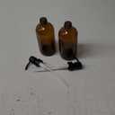 AmazerBath Amber Glass Soap Dispenser, 2 Pack Soap Dispenser Set with Stainless Steel Pump, Vintage Liquid Brown Soap Dispensers Bottle, 17 Oz Dish Soap and Hand Soap Dispensers for Bathroom Kitchen