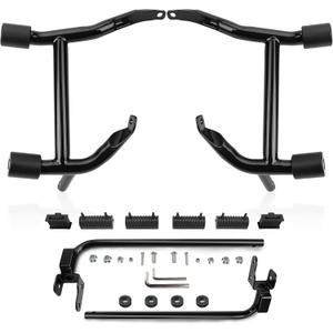 Saddlebag Guards Tip-Over Crash Bars Rails Rear Saddlebags Support Bracket Protection Kit for Touring Street Glide FLHX Road Glide Road King Electra Glide Ultra Limited CVO 2014-2026