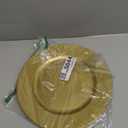 13'' Party Chargers Large Plates & Platters Great for Elegant Party's Weddings Tableware Great for Serving dish Gold Pack of 6