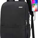 MAXTOP Deep Storage Laptop Backpack with USB Charging Port[Water Resistant] College Computer Bookbag Fits 16 Inch Laptop