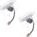 Non-Fading Car Door LED Logo Projector Welcome Lamp Door Light Puddle Lights Kit Compatible with Accessories Accord 2013-2022 (Red, Accord, 20132022)