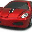 Wireless Car Mouse, TDRTECH 2.4GHz Optical Gaming Mouse Cool Sport Car Wireless Mouse, DPI 1600, 3D - Red