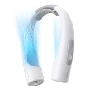 Warmco 10000mAh Portable Neck Fan - Rechargeable, 4-Speed, 360° All - Around Cooling, 24H Long - Lasting Runtime, Hands - Free Wearable Fan for Hot Weather, Travel,Office & Camping (Men & Women)