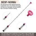 DC97-16350U DC97-16350E Upgraded Washer Suspension Rods*4 (26.5in) Compatible With Sam-sung Washer Suspension Rods WA50R5400AV WA50R5400AW WA50R5200AW