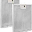 2 Pack W10169961A Hood Vent Grease Filter 10.5" X 12" Microwave Grease Filter With 3-Layer Aluminum Mesh Compatible with Whirlpool, Jenn.Air Range Hoods Replaces W10875058 W11245983 by AMI PARTS