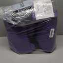 VOFiTNY Gymnastics Tumbling Equipment Air Barrel Inflatable Octagon Tumbler Roller Back-bend Trainer Cheerleading Without Pump (3.3'L x 2'D, Black/Purple No Pump)