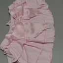 Milumia Women's Y2K Bow Kont Elastic Waist Layered Ruffle Hem Mini Skirts Pink X-Small