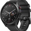 ANCOOL for Garmin S62 Watch Band/Forerunner 945/955/965/970 Watch Bands 22mm Silicone Band for Fenix 8 47mm/Fenix 7/6/5 Bands Replacement for Fenix 6 pro/7 pro/Epix Gen 2 47mm(Black)