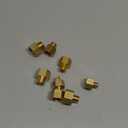 GASHER 10PCS Brass Reducer Pipe Fitting, Reducer Adapter Kit, 1/4 x 1/8, 3/8 x 1/8, 3/8 x 1/4, 1/2 x 1/4, 1/2 x 3/8