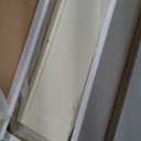 ChooChoo Bathroom Wall Cabinet, Over The Toilet Space Saver Storage Cabinet, Medicine Cabinet with 2 Door and Adjustable Shelves, Cupboard, Cream Yellow