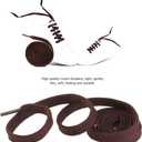 Flat Shoelaces 11 Pairs 44.8inch Athletic Flat Shoe Laces for Sneakers Sports Shoes Boots Skate Shoes, Black White Brown