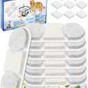 8PCS Filter & Sponges Pet Water Fountain Filter Compatible with MAILOFY WF120 410oz/3.2Gal/12L & Fit for Zuqqony DYSJ01 Dog Water Bowl Dispenser, Filters Replacement for Cat Automatic Fountain