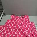 Ronni Nicole Plus Diamond Printed Dress 24W Pink/White