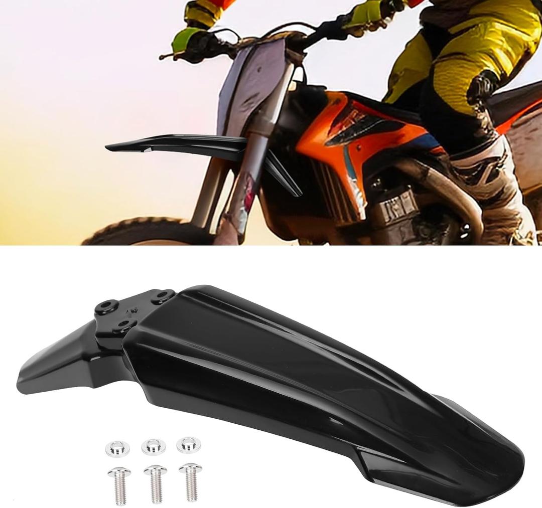 Dirt Bike Front Fender, Detachable Motorcycle Front Fender Compatible With Sur Ron Light Bee X Sur Ron Dirt Bike Talaria Sting Segway, Black