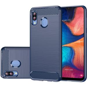 Case for Galaxy A10e Case, Samsung A10e SM-A102U Case, Slim Thin Phone Case TPU Soft Back Cases Anti-Scratch Shockproof Protective Cover for Samsung Galaxy A10e Blue